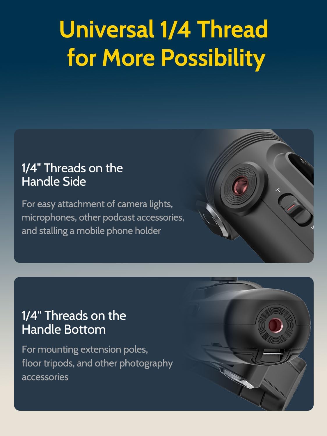 Cinematix Storeâ„¢ 3 Axis Phone Gimbal Stabilizer For iPhone Android With Face Tracking