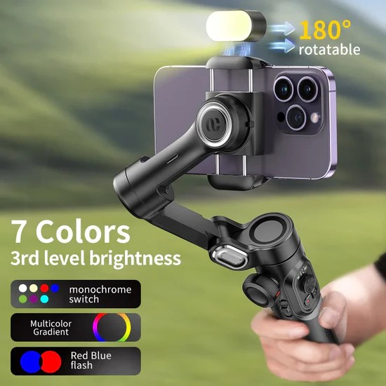 Cinematix Storeâ„¢ 3 Axis Phone Gimbal Stabilizer For iPhone Android With Face Tracking